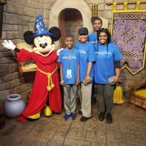 Qadar's Make a Wish experience. A trip to Walt Disney World. Taken November 2019. Qadar age 13.
